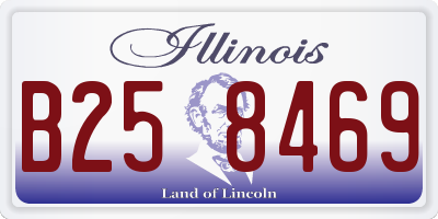 IL license plate B258469