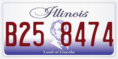 IL license plate B258474