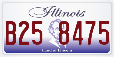 IL license plate B258475