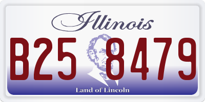 IL license plate B258479