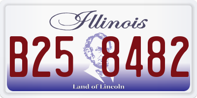 IL license plate B258482