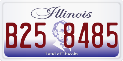 IL license plate B258485
