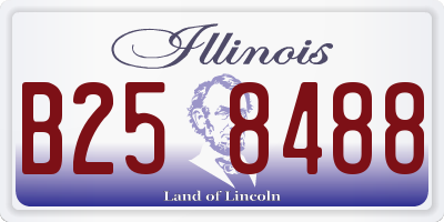 IL license plate B258488