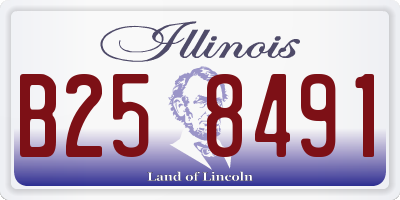 IL license plate B258491