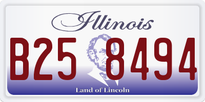 IL license plate B258494