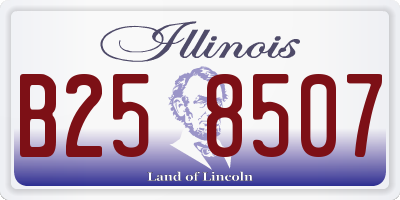 IL license plate B258507