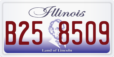 IL license plate B258509