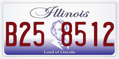 IL license plate B258512