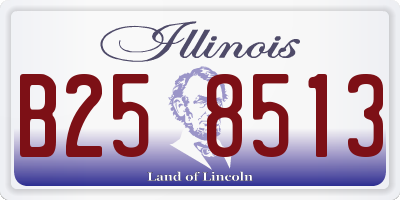 IL license plate B258513