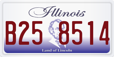 IL license plate B258514