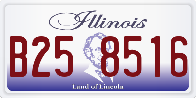 IL license plate B258516