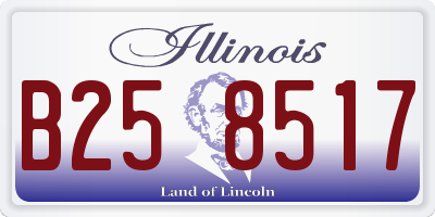 IL license plate B258517