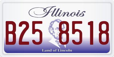 IL license plate B258518
