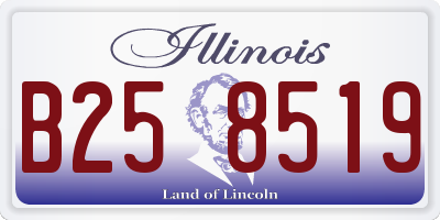 IL license plate B258519
