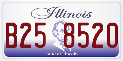 IL license plate B258520