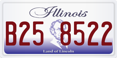 IL license plate B258522