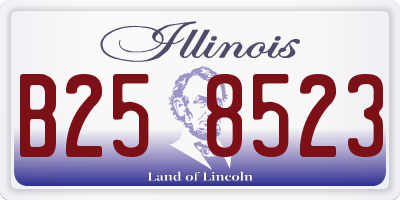 IL license plate B258523