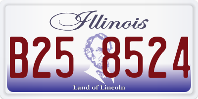 IL license plate B258524