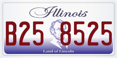 IL license plate B258525