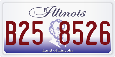 IL license plate B258526