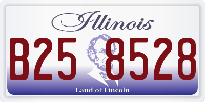 IL license plate B258528
