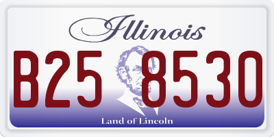 IL license plate B258530