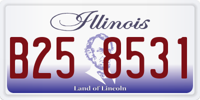 IL license plate B258531