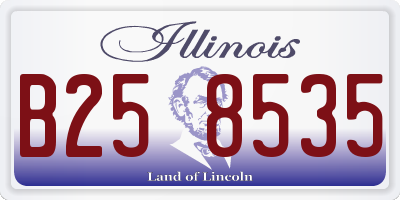 IL license plate B258535