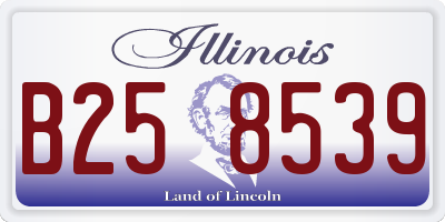 IL license plate B258539