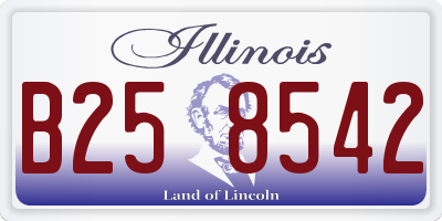 IL license plate B258542