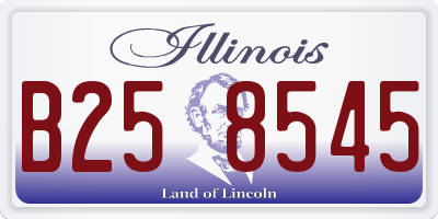IL license plate B258545