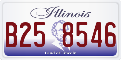 IL license plate B258546