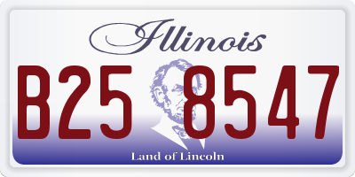 IL license plate B258547