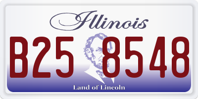 IL license plate B258548