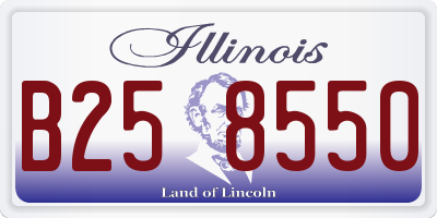 IL license plate B258550