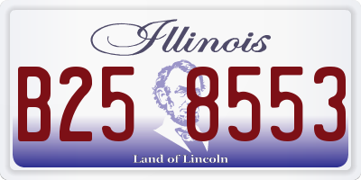 IL license plate B258553