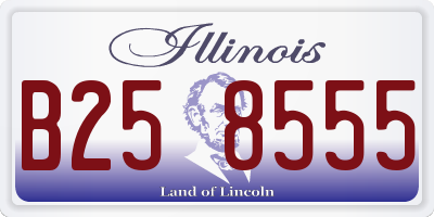 IL license plate B258555