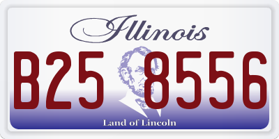 IL license plate B258556