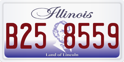 IL license plate B258559