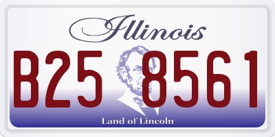 IL license plate B258561