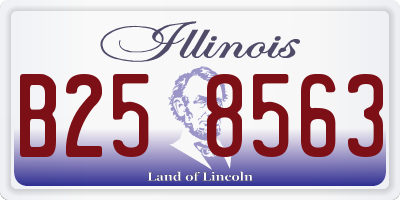 IL license plate B258563