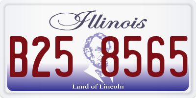 IL license plate B258565