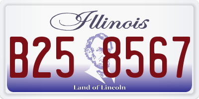 IL license plate B258567