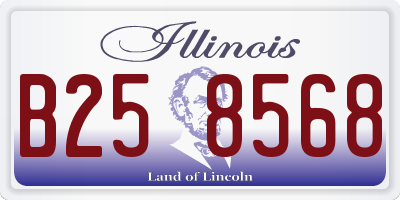 IL license plate B258568