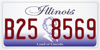IL license plate B258569