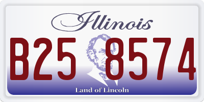 IL license plate B258574