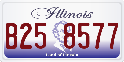 IL license plate B258577