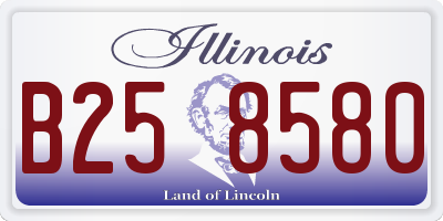 IL license plate B258580