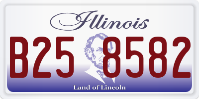 IL license plate B258582