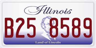 IL license plate B258589